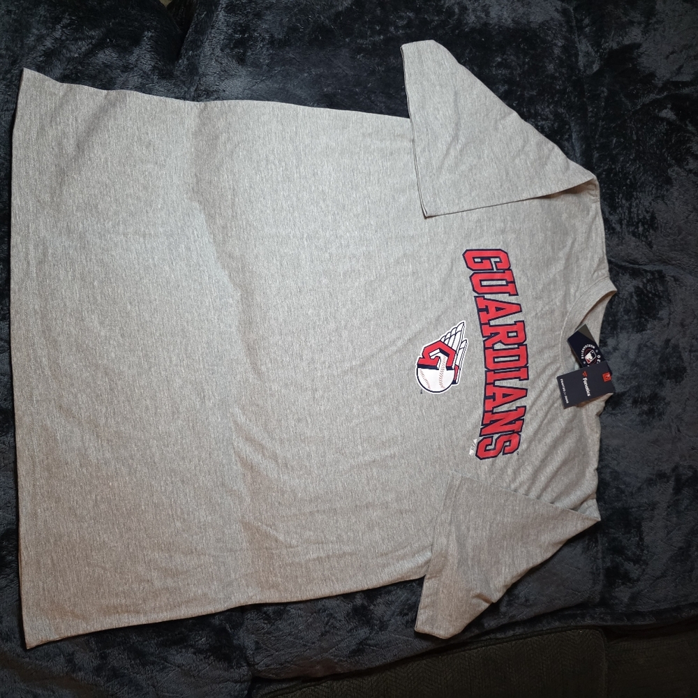 Fanatics Gray T-Shirt with Red Guardians Logo